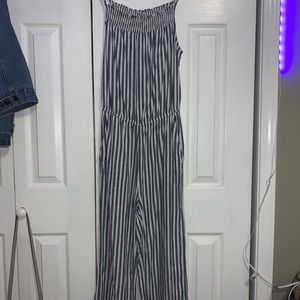 Striped jumpsuit